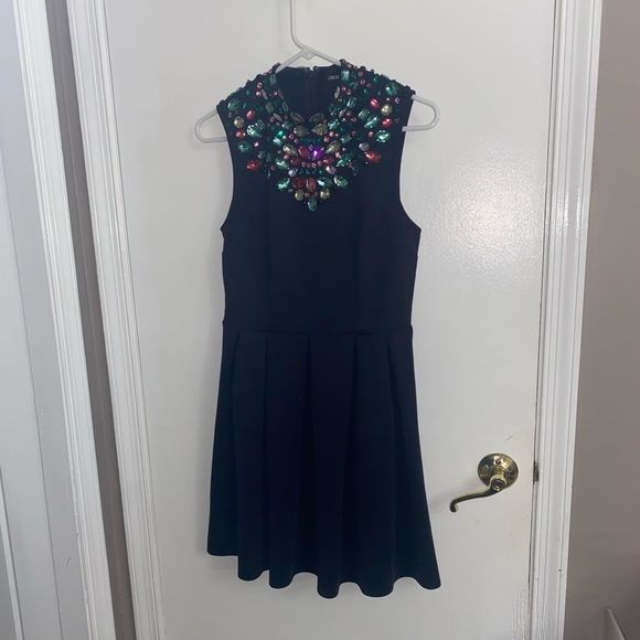 ASOS Dresses & Skirts - ASOS Embellished High Neck A-Line Dress